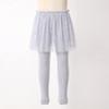 iiniim Toddler Baby Girls Cotton Stretch Footless Pantskirt Leggings Tights Pants with Sequins Tutu Skirt Grey C 12-24 Months view 3