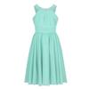 Sywiyi Girls Sleeveless Beaded Wedding Bridesmaid Dress Formal Pageant Flower Girls Dresses Mint Green 12 Years view 1