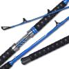 Fiblink Catfish Fishing Rod 1 Piece/2 Piece Catfishing Fishing Pole Portable Travel Heavy Cat Catfish Casting Rod (6'/6'6"/7'/8'/9') (8' - 2Pcs - Blue) view 1