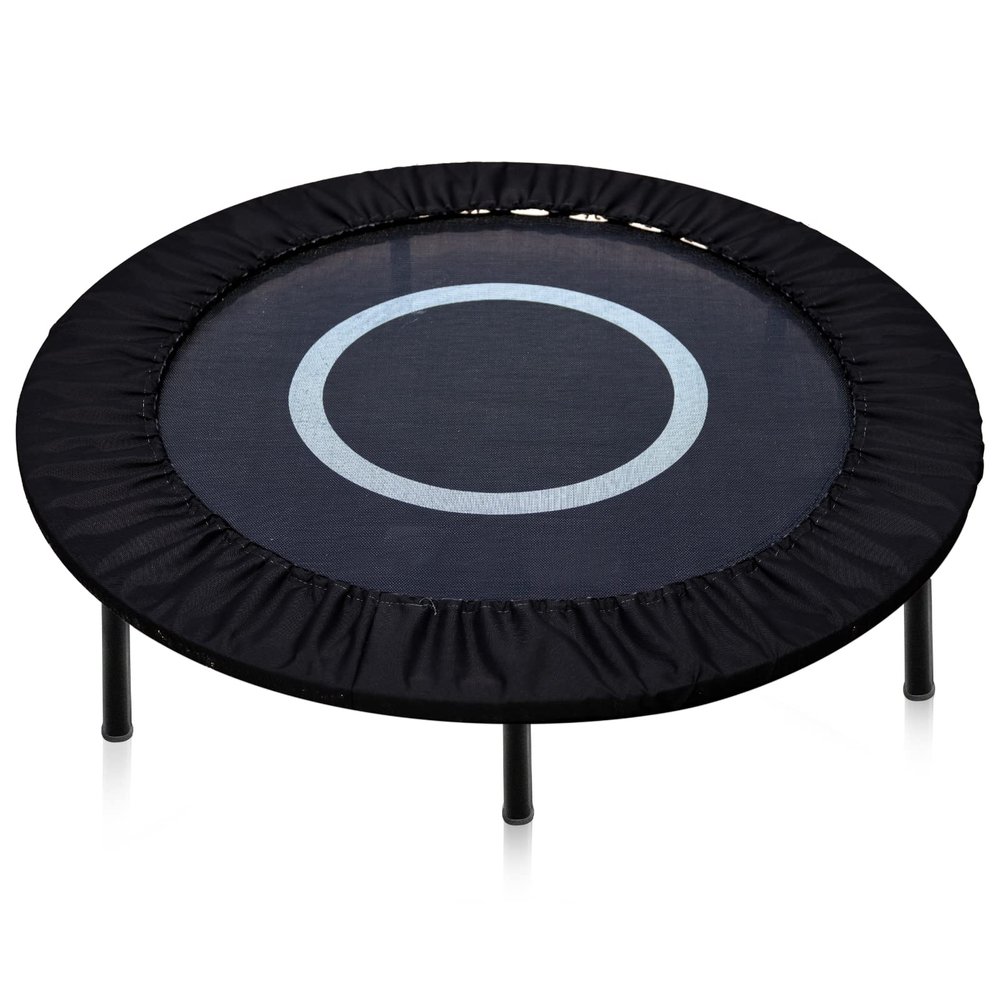 Trampoline Spring Cover Round Small Trampoline Replacement Safety Cover 600D Oxford Cloth Optional for Serviceable Waterproof Frame for Home(36 Inch-6 Hole,Black)