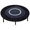 Trampoline Spring Cover Round Small Trampoline Replacement Safety Cover 600D Oxford Cloth Optional for Serviceable Waterproof Frame for Home(36 Inch-6 Hole,Black) view 1
