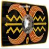 ARTIZANSTORE Armour Shield Fully Functional Medieval Roman Armour Shield Fully Functional 36" Medieval Roman Sputum Black view 2