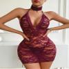 Avidlove Women Lace Bodysuit Lingerie Set Babydoll Chemise Teddy Dress view 4