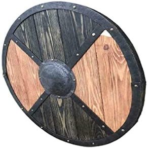 ARTIZANSTORE Medieval Viking Wooden Shield Best Armour Product Collectibles Replica 24 Inch
