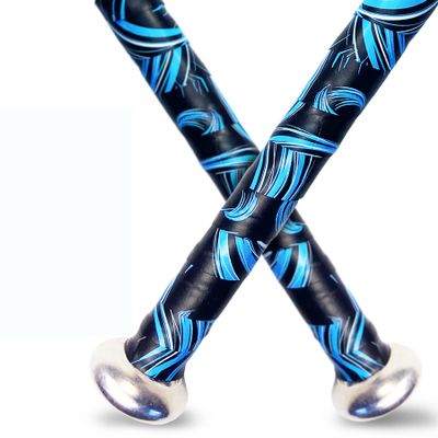 ALIEN PROS Bat Grip Tape for Baseball 0.5 MM (2 Pack, Blue Waves) Precut and Pro Quality Bat Tape Wrap Your Bat for an Epic Home Run - Replacement for Old Baseball bat Grip