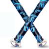 ALIEN PROS Bat Grip Tape for Baseball 0.5 MM (2 Pack, Blue Waves)  Precut and Pro Quality Bat Tape  Wrap Your Bat for an Epic Home Run - Replacement for Old Baseball bat Grip