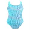 HULIJA Kids Grils Tankini Swimwear Bathing Suit One Piece Horse Cartoon Criss Cross Back Leotard Swimsuit Grey 14 Years view 1