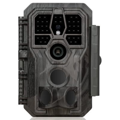 GardePro E5S Trail Camera (Non-Cellular, Non-WiFi), 64MP Photo & 1296P HD Video, 0.1s Trigger, 100ft No-Glow Night Vision, Motion Activated Wildlife Camera