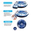 LJFLI Floated Skiing Board Large Size Skiing Tube PVC Sled Durable Children Adult Snow Tube Skiing Thickened Inflatable Floated Sled view 4