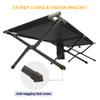 Kingcamp Camping Cot Portable Sleeping Cot for Adults Heavy Duty 81"x 30" Oversized Camp Cots with Pocket Folding Outdoor Camping Bed for Travel, Camp, Beach, Hike,Outdoor and Indoor Use(Black) view 3