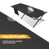 Kingcamp Camping Cot Portable Sleeping Cot for Adults Heavy Duty 81"x 30" Oversized Camp Cots with Pocket Folding Outdoor Camping Bed for Travel, Camp, Beach, Hike,Outdoor and Indoor Use(Black) view 4