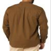Amazon Essentials Men's Standard-Fit Long-Sleeve Two-Pocket Utility Shirt, Dark Olive, X-Small view 2