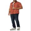 Amazon Essentials Men's Standard-Fit Short-Sleeve Two-Pocket Utility Shirt, Clay Floral Print, Small view 3