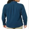 Goodthreads Men's Standard-Fit Long-Sleeve Two-Pocket Utility Shirt Shirt, Indigo, Small view 2