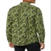 Amazon Essentials Men's Standard-Fit Long-Sleeve Two-Pocket Utility Shirt, Olive Camo Print, X-Large view 2