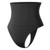 Womens Briefs Underwear Mid-waist Tummy Control Pants Shaping Butt Lift Pants Sexy Triangle Thong Panties (Color : Black, Size : 3X-Large) view 1