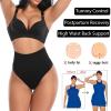 Womens Briefs Underwear Mid-waist Tummy Control Pants Shaping Butt Lift Pants Sexy Triangle Thong Panties (Color : Black, Size : 3X-Large) view 4