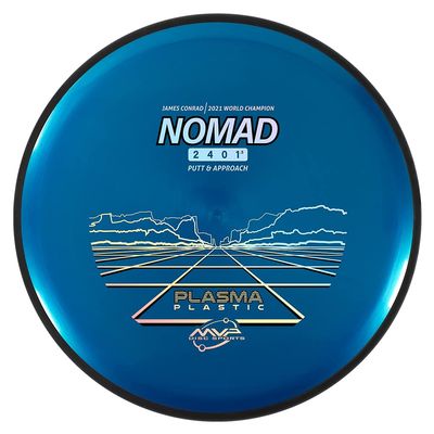 MVP Disc Sports Plasma Nomad James Conrad Edition Disc Golf Putter (165-170g / Colors May Vary)