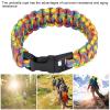 01 02 015 Emergency Paracord Survival Bracelet, Portable DIY Aging Resistant Paracord Bracelet for Outdoor view 4