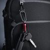 Silipac Keychain Magnetic Connector Titanium or Brass EDC Mag Beads Secure Key Quick Release Carabiner Detachable Keys Easy Access (Aluminum, Red) view 3