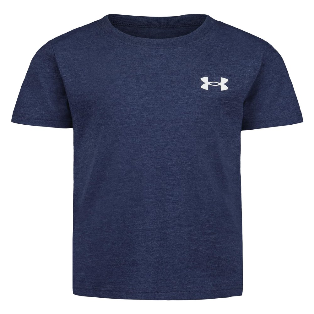 Under Armour Boys' Short Sleeve Elite T-Shirt, Lightweight & Breathable, Relaxed Fit, Midnight Navy, 4