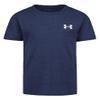 Under Armour Boys' Short Sleeve Elite T-Shirt, Lightweight & Breathable, Relaxed Fit, Midnight Navy, 4 view 1