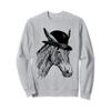 Funny Mule In A Derby Hat Sweatshirt view 1