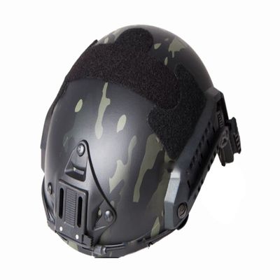 DLP Lightweight Tactical Bump Helmet - ImpaX Extreme Plus - High Cut OPS Core Military Combat Airsoft Helmet - Fast MICH ACH - Night Vision Mount & Accessory Bundle Included (CP Black)