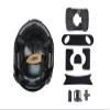 DLP Lightweight Tactical Bump Helmet - ImpaX Extreme Plus - High Cut OPS Core Military Combat Airsoft Helmet - Fast MICH ACH - Night Vision Mount & Accessory Bundle Included (CP Black) view 2