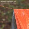 01 02 015 Emergency Tent, Orange Aluminum Foil Composite Film MultiPurpose Tent, Moistureproof for Camping Outdoor Emergency Situations view 3