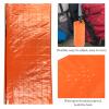 01 02 015 Emergency Tent, Orange Aluminum Foil Composite Film MultiPurpose Tent, Moistureproof for Camping Outdoor Emergency Situations view 4