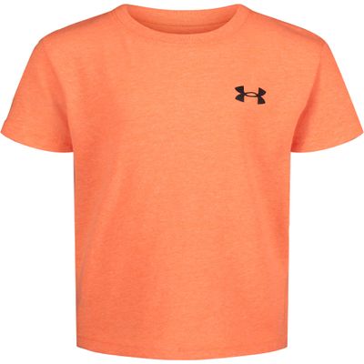 Under Armour Boys' Short Sleeve Elite T-Shirt, Lightweight & Breathable, Relaxed Fit, Blaze Orange, 4