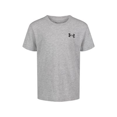 Under Armour Boys' Short Sleeve Elite T-Shirt, Lightweight & Breathable, Relaxed Fit, Mod Gray, 5