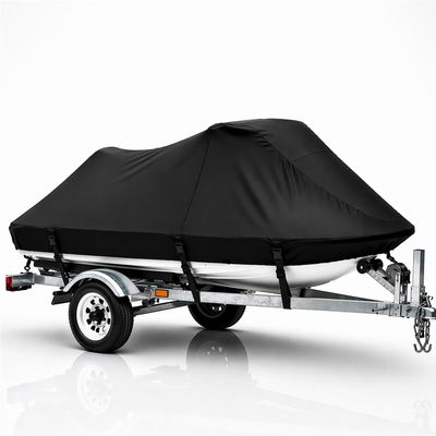 Black PWC Jet Ski All-Weather Canvas Travel Cover for Yamaha Waverunner FX 140 Cruiser 2002-2004