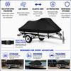 Black PWC Jet Ski All-Weather Canvas Travel Cover for Yamaha Waverunner FX 140 Cruiser 2002-2004 view 2