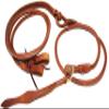 CHALLENGER Horse Western Hermann Oak Harness Leather Rounded Romel Reins 975H550Rein view 1