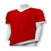 Code Four Athletics Reversible sports jersey, personalized with back numbers - size Youth XS - color Red/White view 3