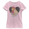 Disney Girl's Feel The Love T-Shirt, Pink, Medium view 2