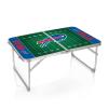 Picnic TIME Buffalo Bills Mini Portable Table, Charcoal Wood Grain view 1