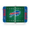 Picnic TIME Buffalo Bills Mini Portable Table, Charcoal Wood Grain view 3