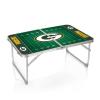 Picnic TIME NFL Green Bay Packers Concert Mini Portable Table - Small Folding Table - Mini Picnic Table, (Charcoal Wood Grain) view 1
