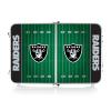 Picnic TIME Las Vegas Raiders Mini Portable Table, Charcoal Wood Grain view 4