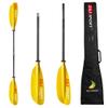 Z&J SPORT ZJ Touring Kayak Paddle Carbon Shaft Fiberglass Blade for Low-Angle Recreation Paddling (SKR-III) (Yellow, 210-220cm) view 1