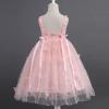 Baby Girls Party Dresses Christening Baptism Gown Lace Flower Wedding Pageant First Communion Tutu Dress Photoshoot Pink 3-4 Years view 3