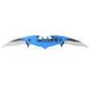 Kii Dark Twin Blade Knife - Double Edge Folding Pocket with clip, 11" Stainless Steel Two Sharp Cut (Blue) view 3