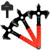 NedFoss Axe Throwing, 11.9" Full Tang Triple Edge Throwing Axe with Sheath TPE Rubber Handle, Axe Throwing Set 3, Axe for Throwing Gifts for Women Men view 1