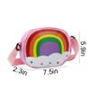 Amamcy Animal Crossbody Purse for Girls & Boys - Cute Cartoon Rainbow Tiger & Dinosaur Kawaii Messenger Bag view 3