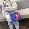 Amamcy Dinosaur Crossbody Purse Small Nylong Crossbody Cute Animal Purse Dinosaur Coin Purse Cute Messenger Bag Fanny Pack view 2
