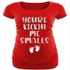 Decrum Pregnancy Shirts for Women - Trendy Maternity Tshirts for Expecting Mom [40022025-BL] | Kicking Me, XL view 3