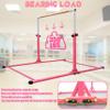 Seliyoo Foldable Gymnastics Bar for Kids, Adjustable Height from 35" to 59", 350 LBS Capacity, Home Gym Equipment for Kids Ages 3-18, Anti -Slip Rubber Feet,Unique Stable Structure view 3